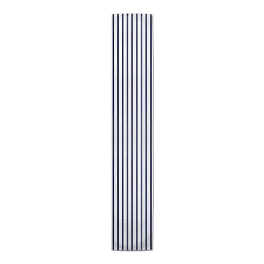 90'' Sea Stripes Poly Twill Table Runner